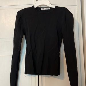 Zara ribbed long sleeve
